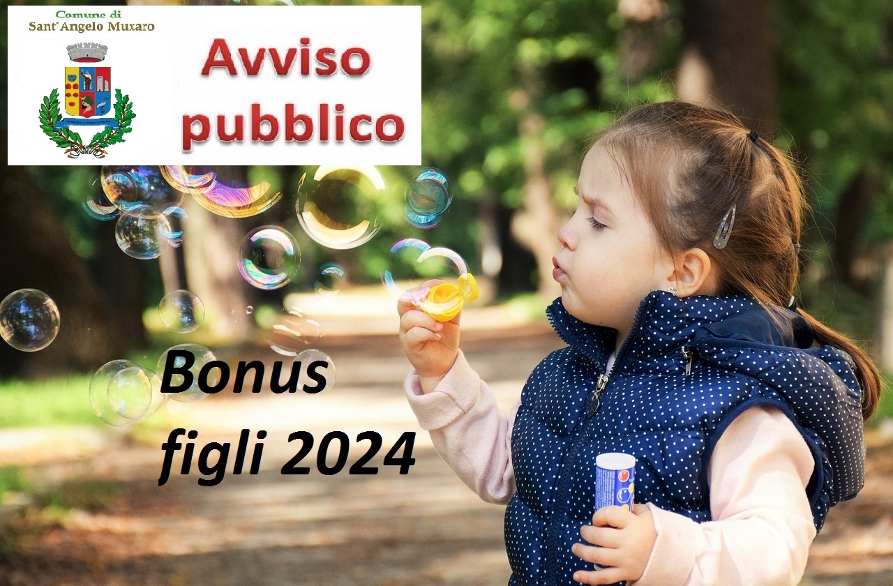 AVVISO PER RICHIESTA BONUS FIGLIO ANNO 2024