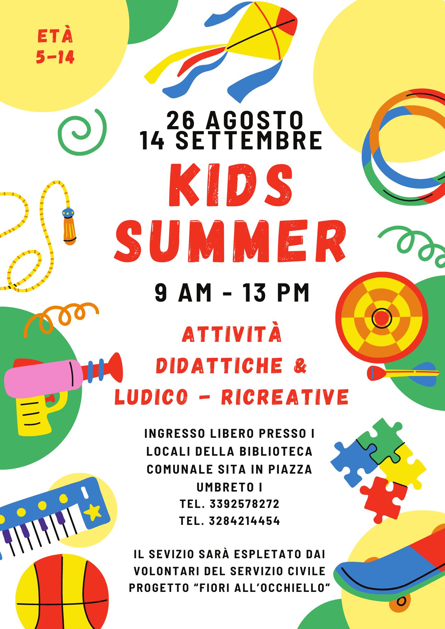 KIDS SUMMER -ATTIVITA' DIDATTICHE