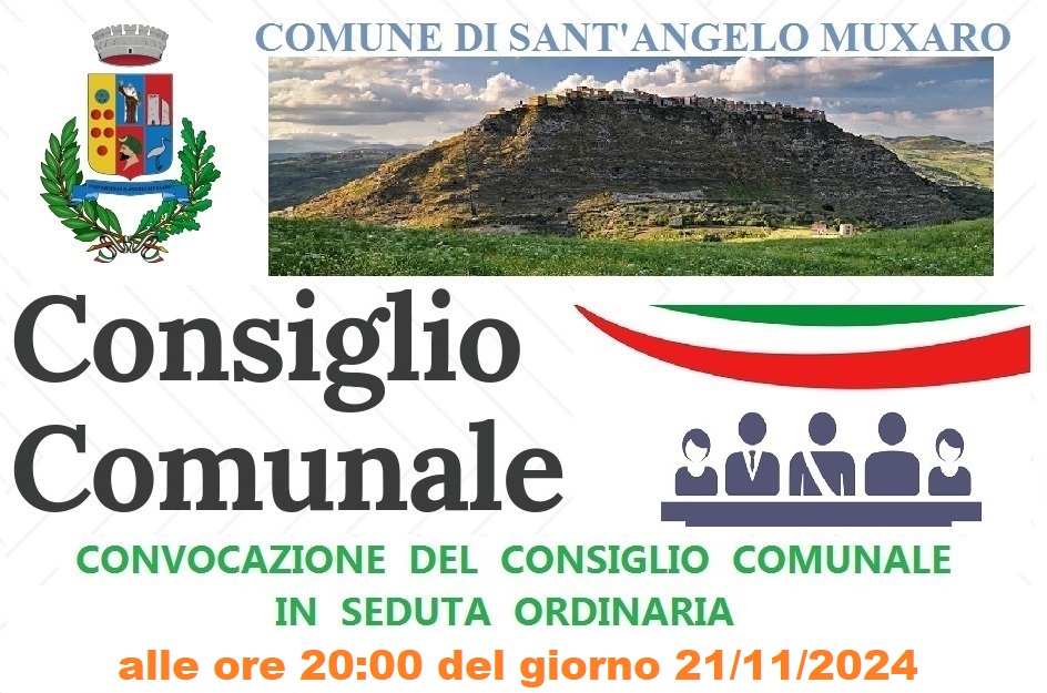 CONVOCAZIONE CONSIGLIO COMUNALE